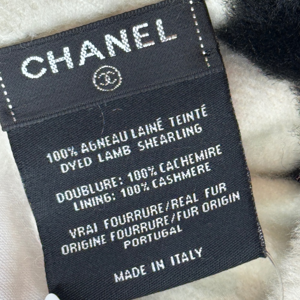 NWT Chanel Shearling Headband - Picture 10 of 14